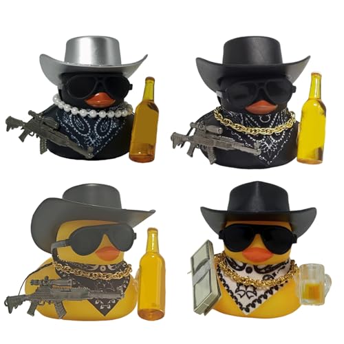Auto-Enten für Armaturenbrett, Armaturenbrett-Ornament, lustiges Sammlerstück, Cowboy-Enten für Auto, Schreibtisch, Bücherregal, Display, Party, Babyparty, Esstisch, Nachttisch, Schwimmbad Auto-Enten für Armaturenbrett, Armaturenbrett-Ornament, lustiges Sammlerstück, Cowboy-Enten für Auto, Schreibtisch, Bücherregal, Display, Party, Babyparty, Esstisch, Nachttisch, Schwimmbad von Generisch