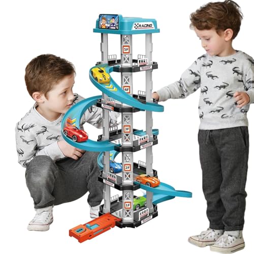 Auto-Parkhaus-Spielzeug, Parkhaus-Spielzeug-Spielset | Interaktives Fahrzeug-Rennwagen-Rampen-Montagespiel,Rollenspiel-Autorennbahn, Lernspielzeug für Mädchen und Auto-Parkhaus-Spielzeug, Parkhaus-Spielzeug-Spielset | Interaktives Fahrzeug-Rennwagen-Rampen-Montagespiel,Rollenspiel-Autorennbahn, Lernspielzeug für Mädchen und von Generisch