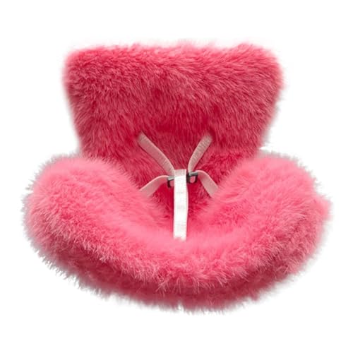 Auto Puppen Sicherheitssitz, Charakter Autositz für Puppen mit weichem pelzigem Kissen, Puppen Sicherheitssitz Auto Innenraum, Puppensicherheitssitz, zur Präsentation von 10–17cm (Rosa-f) von Generisch