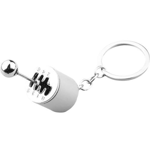 Auto Shifter Gear Keychains, Getriebeschaltschlüsselkasten | Schaltgetriebe Schaltgetriebe Fidget Toy | 6 Speed ​​Getriebeschaltschlüsselring, kreativer Schalthebel -Hebelschlüsselung, Getriebestocksp von Generisch