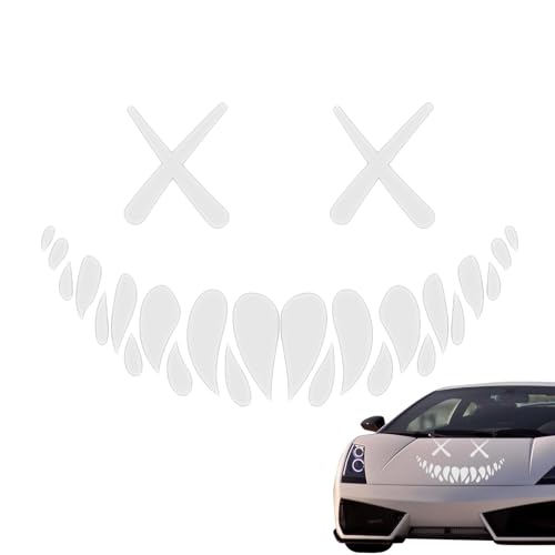 Auto-Windschutzscheiben-Aufkleber,Zarte Autofensteraufkleber | Smile Devil Face Autoaufkleber, Sehr Klebrige Heimdekoration Für -Laptop, Auto, Wand, Motorrad, Gepäck Auto-Windschutzscheiben-Aufkleber,Zarte Autofensteraufkleber | Smile Devil Face Autoaufkleber, Sehr Klebrige Heimdekoration Für -Laptop, Auto, Wand, Motorrad, Gepäck von Generisch