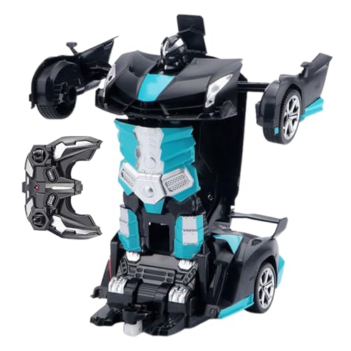 Auto transformieren - RC Electric Robot Auto, Cabrio Fernbedienungsspielzeug | 2 in 1 interaktives Fahrzeug für Kinderfreundlichkeit, Gartenspiel für Mädchenschule Home Indoor Hinterhof -Lernak von Generisch