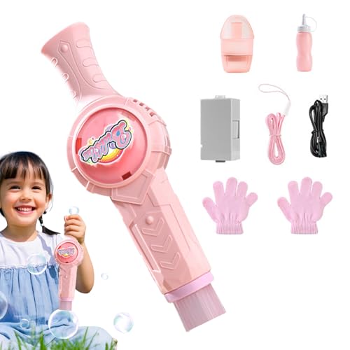 Automatische Seifenblasenmaschine, Automatischer Seifenblasenbläser Für Kinder, Tragbarer & Wiederaufladbarer Garten-Spielzeug für Kinder, Partyspiele Draußen Drinnen mit Akku Automatische Seifenblasenmaschine, Automatischer Seifenblasenbläser Für Kinder, Tragbarer & Wiederaufladbarer Garten-Spielzeug für Kinder, Partyspiele Draußen Drinnen mit Akku von Generisch