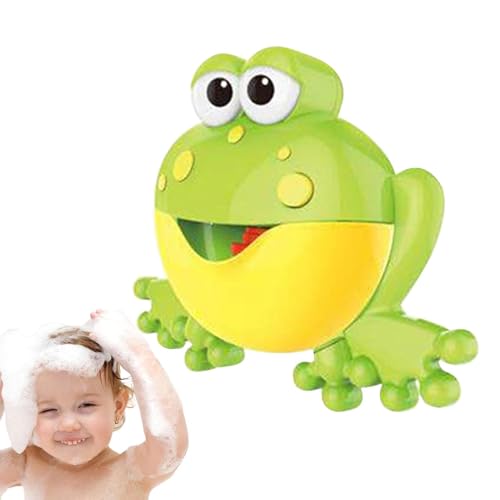 Automatischer Bubble Maker, Badblasenmaschine,Frosch Automatische Bubble Maker mit Musik - Tierbad Vorräte, batteriebetriebenes Spielzeug für Badezimmer, Duschbad, Versammlung Automatischer Bubble Maker, Badblasenmaschine,Frosch Automatische Bubble Maker mit Musik - Tierbad Vorräte, batteriebetriebenes Spielzeug für Badezimmer, Duschbad, Versammlung von Generisch