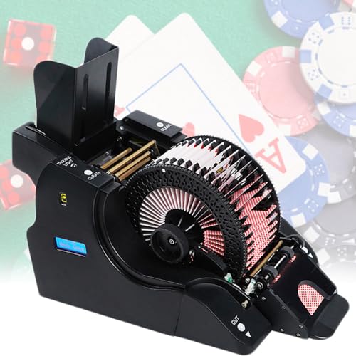 Automatischer Kartenmischer und Dealer, Multifunktionale Pokerkartenspaltmaschine für UNO, Texas Hold'em, Home und Blackjack, intelligente und genaue Identifizierung Automatischer Kartenmischer und Dealer, Multifunktionale Pokerkartenspaltmaschine für UNO, Texas Hold'em, Home und Blackjack, intelligente und genaue Identifizierung von Generisch