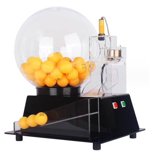 Automatischer Lotterie-Ziehautomat mit 60 Kugeln, transparentes Acryldesign für Partyspiele und zufällige Auswahl Automatischer Lotterie-Ziehautomat mit 60 Kugeln, transparentes Acryldesign für Partyspiele und zufällige Auswahl von Generisch
