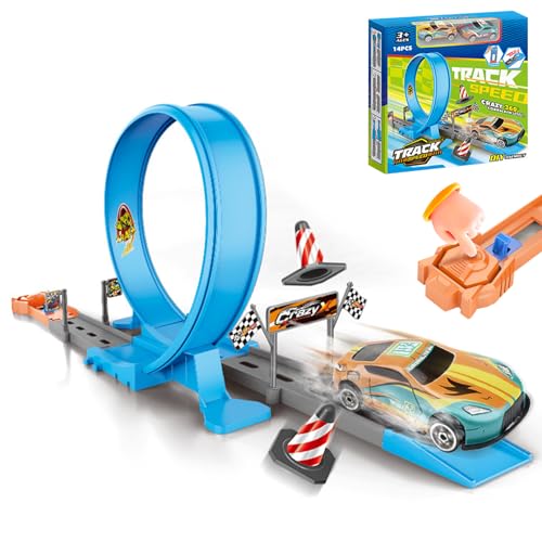 Autorennbahn-Set – Spielzeug-Rennstrecke | Auto-Spielset Für Kinder | Flexible, Im Dunkeln Leuchtende Strecken Mit LED-Autos | Pädagogisches -Geschenk Für Und Mädchen | Rennspiel Für Drinne Autorennbahn-Set – Spielzeug-Rennstrecke | Auto-Spielset Für Kinder | Flexible, Im Dunkeln Leuchtende Strecken Mit LED-Autos | Pädagogisches -Geschenk Für Und Mädchen | Rennspiel Für Drinne von Generisch