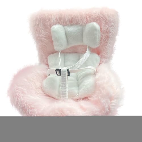 Autositz Für Babypuppen,17 cm Puppensitz Mit Befestigung Für Lüftungsdüse | Weiches Dekospielzeug Für Mädchen Damen Schreibtischdekoration von Generisch