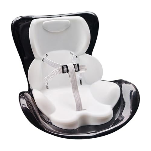 Autositz Für Labub Puppe, Have a Seat Labub, Rosa Kunststoff Sicherheitssitz dekorative niedliche Sofa zu Zeigen Plüsch Puppe Spielzeug Ornamente Zubehör (Black) von Generisch
