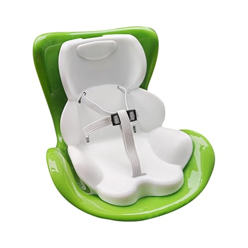 Autositz Für Labub Puppe, Have a Seat Labub, Rosa Kunststoff Sicherheitssitz dekorative niedliche Sofa zu Zeigen Plüsch Puppe Spielzeug Ornamente Zubehör (Green) von Generisch