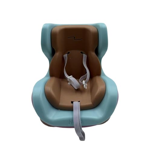 Autositz Für Lafufu Puppe, Have a Seat Lafufu, Rosa Kunststoff Sicherheitssitz dekorative niedliche Sofa zu Zeigen Plüsch Puppe Spielzeug Ornamente Zubehör (Coffee) von Generisch