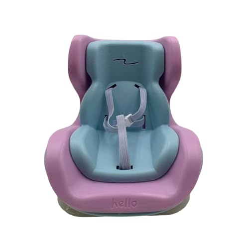 Autositz Für Lafufu Puppe, Have a Seat Lafufu, Rosa Kunststoff Sicherheitssitz dekorative niedliche Sofa zu Zeigen Plüsch Puppe Spielzeug Ornamente Zubehör (Royal Blue) von Generisch