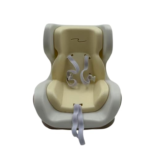 Autositz Für Lafufu Puppe, Have a Seat Lafufu, Rosa Kunststoff Sicherheitssitz dekorative niedliche Sofa zu Zeigen Plüsch Puppe Spielzeug Ornamente Zubehör (Yellow) von Generisch