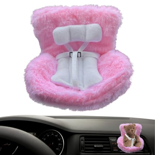 Autositz Für Plüschpuppen, Kindersicherheitssitz Für Puppen, Auto Spielzeug Deko Mit Belüftung Und Clip Für Wohnmobile Und Pkw von Generisch
