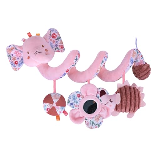 Autositz Spiraler Aktivitätsspielzeug - Plüschhängender Rasseln, Dehnbares Tierspielzeug, Coiled Crib Accessoire | Soft Textured Squeaker Feature, Multisensory Stimulation Infantt For Development Trav Autositz Spiraler Aktivitätsspielzeug - Plüschhängender Rasseln, Dehnbares Tierspielzeug, Coiled Crib Accessoire | Soft Textured Squeaker Feature, Multisensory Stimulation Infantt For Development Trav von Generisch
