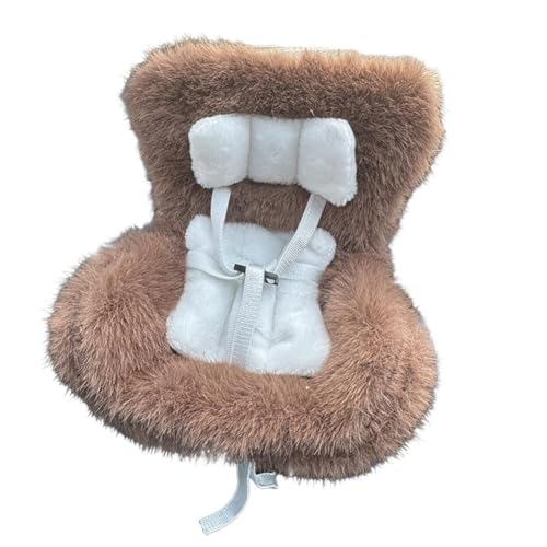 Autositz für 17 cm große La-buB-Puppen, Autositz-Entlüftungsclip für 10–17 cm große Puppen, niedlicher Autositz, weich für blinde D-Kissen Autositz für 17 cm große La-buB-Puppen, Autositz-Entlüftungsclip für 10–17 cm große Puppen, niedlicher Autositz, weich für blinde D-Kissen von Generisch
