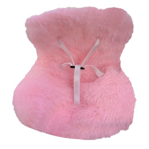 Autositz für Labubu-Puppen mit Weichem Plüschkissen,Puppenzubehör,Autositz für Puppen,Modische Süße Kleine Puppenschutzstuhl,Stuhlverzierung für Ausstellung und Dekoration (#01-PK1) von Generisch