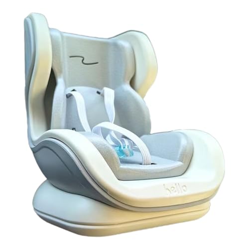 Autositz für Labubu-Puppen mit Weichem Plüschkissen,Puppenzubehör,Autositz für Puppen,Modische Süße Kleine Puppenschutzstuhl,Stuhlverzierung für Ausstellung und Dekoration (#02-Blue) von Generisch