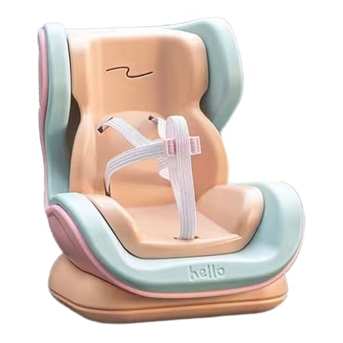 Autositz für Labubu-Puppen mit Weichem Plüschkissen,Puppenzubehör,Autositz für Puppen,Modische Süße Kleine Puppenschutzstuhl,Stuhlverzierung für Ausstellung und Dekoration (#02-Yellow) von Generisch