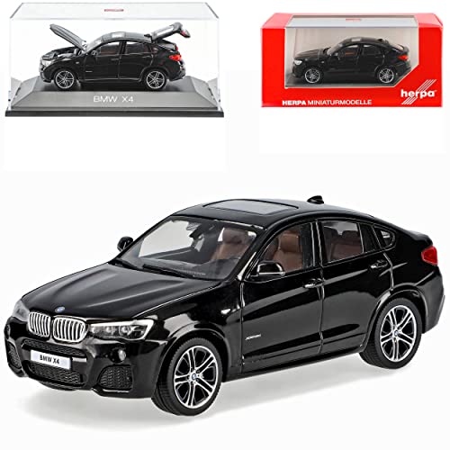 B*M*W X4 F26 SUV Schwarz Ab 2014 1/43 Herpa Modell Auto von Generisch