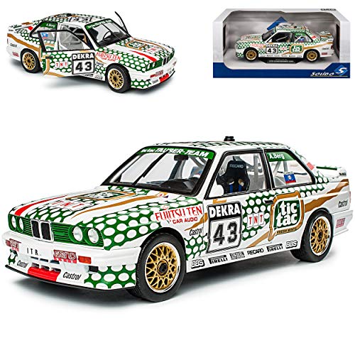 Generisch B*M*W 3er E30 M3 Coupe Sport Evolution DTM 1992 Berg Tic Tac 1982-1994 1/18 Solido Modell Auto Generisch B*M*W 3er E30 M3 Coupe Sport Evolution DTM 1992 Berg Tic Tac 1982-1994 1/18 Solido Modell Auto von Generisch