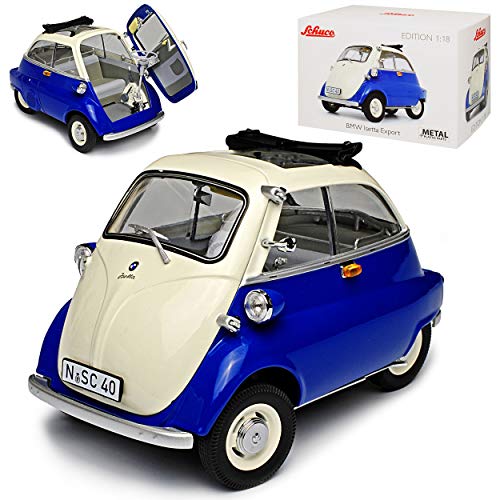 B*M*W Isetta Blau Weiss 1955-1962 1/18 Schuco Modell Auto Modell Auto von Generisch
