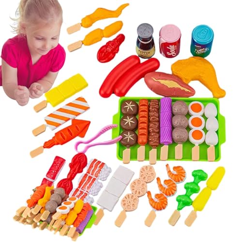 BBQ Grill Spielzeug Essen, Barbecue Play Fake Food Zubehör, Interaktives Spielzeug Für Kinder, Campingspielzeug, Kochspielset, Grillset Mit Spiellebensmitteln, Geburtstagsgeschenke, Für Drau BBQ Grill Spielzeug Essen, Barbecue Play Fake Food Zubehör, Interaktives Spielzeug Für Kinder, Campingspielzeug, Kochspielset, Grillset Mit Spiellebensmitteln, Geburtstagsgeschenke, Für Drau von Generisch