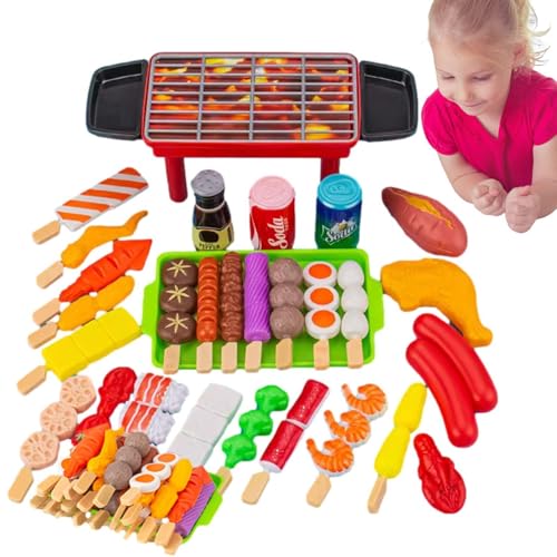 BBQ-Grill-Spielzeug-Essen – 29-teiliges Rollenspiel-Essensset Für Kinderküche, Grill-Spielset-Spielzeug, Grillküche, Kochutensilien, Rollenspielzeug Für Kinder - BBQ Grill BBQ-Grill-Spielzeug-Essen – 29-teiliges Rollenspiel-Essensset Für Kinderküche, Grill-Spielset-Spielzeug, Grillküche, Kochutensilien, Rollenspielzeug Für Kinder - BBQ Grill von Generisch