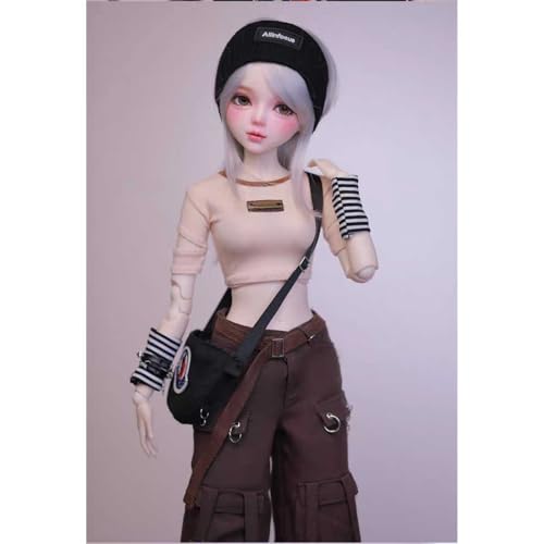 BJD Puppe mit handbemaltem Gesicht und Outfit für Sammler und Modedisplay BJD Puppe mit handbemaltem Gesicht und Outfit für Sammler und Modedisplay von Generisch