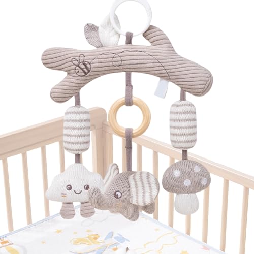 Baby-Autospielzeug – Spielzeug Für Kindersitze | Hängespielzeug Für Kinderwagen | Interaktive Plüschrassel Mit Spiegel Und Beißring | Sensorisches Spielzeug Für Neugeborene, Reisen Und Kinderwagenunte Baby-Autospielzeug – Spielzeug Für Kindersitze | Hängespielzeug Für Kinderwagen | Interaktive Plüschrassel Mit Spiegel Und Beißring | Sensorisches Spielzeug Für Neugeborene, Reisen Und Kinderwagenunte von Generisch