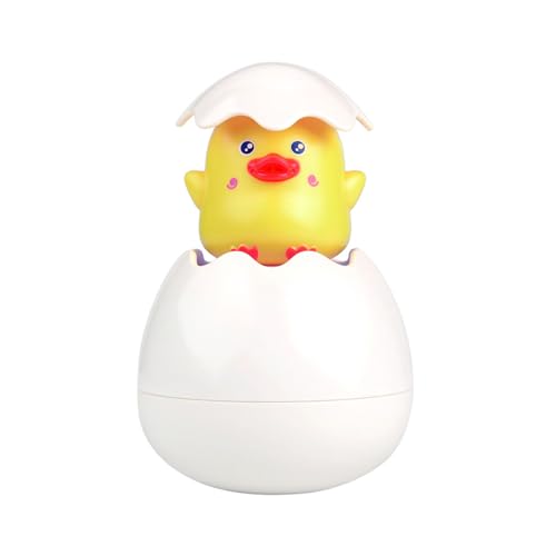 Baby Bad Bad Spielzeug Kleine gelbe Ente Dusch Kopf Kidsrens Bad Spiel Pinguin Dinosaurier Schwimmendes Spray Ei Wasserstrahl Spiel Badewanne Spielzeug für 1 bis 4 Jahre alte Baby Kinder Geschenk von Generisch