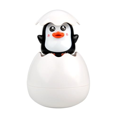 Baby Bad Bad Spielzeug Kleine gelbe Ente Dusch Kopf Kidsrens Bad Spiel Pinguin Dinosaurier Schwimmendes Spray Ei Wasserstrahl Spiel Badewanne Spielzeug für 1 bis 4 Jahre alte Baby Kinder Geschenk von Generisch