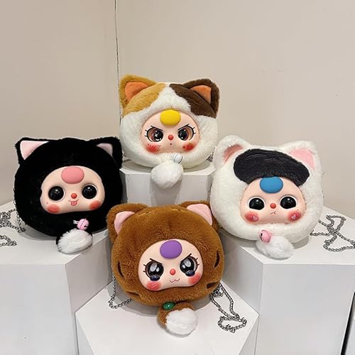 Baby DREI Glückliche Katze Reiß Verschluss Tasche Serie Blind Box Dekoration Rucksack Anhänger niedliche Plüsch Puppe Mystery Box Heim Dekorationen, Geburtstag Geschenke, Einzel Box Baby DREI Glückliche Katze Reiß Verschluss Tasche Serie Blind Box Dekoration Rucksack Anhänger niedliche Plüsch Puppe Mystery Box Heim Dekorationen, Geburtstag Geschenke, Einzel Box von Generisch