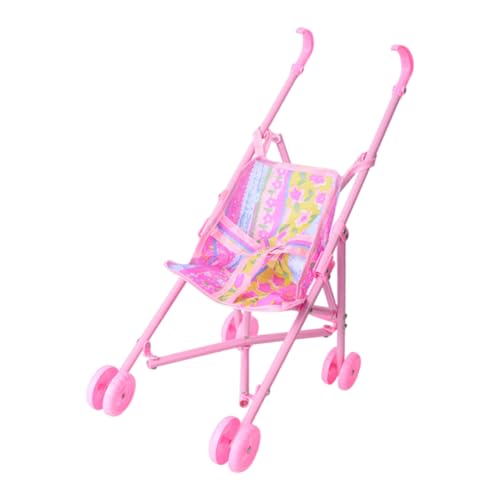 Baby DUVING PORDERLER - 7,28 Zoll tun vor, Spielzeug für Kleinkind, interaktive Rolle mit Child Safe Design, Kinderwagen für Schlafzimmer Familienkindergarten, PP -Stoff, Rosa, Spielzeitgebrauch von Generisch