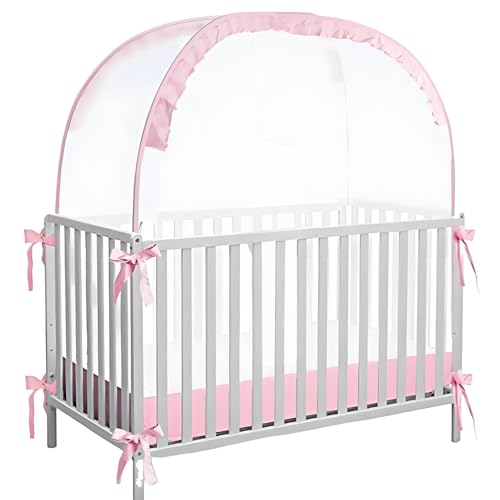 Baby Kinderbett Zelt - Süßes Baby -Kinderbett -Coverzelt | Atmungsbares Mesh Popup-Bettschutz, Behalten Sie Das Baby Davon Ab, Krippenzelte Herauszuklettern Baby Kinderbett Zelt - Süßes Baby -Kinderbett -Coverzelt | Atmungsbares Mesh Popup-Bettschutz, Behalten Sie Das Baby Davon Ab, Krippenzelte Herauszuklettern von Generisch