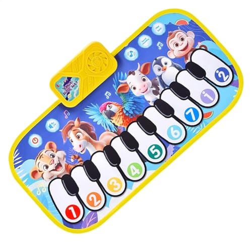 Baby Klaviermatte, Klaviermatte | Nettes Baby -Spiele Matte Klavier | -Musikinstrumente, elektronisches Musikspielzeug, Kriechspielzeug zum Spaß für Kinder über 3 Jahre alt von Generisch