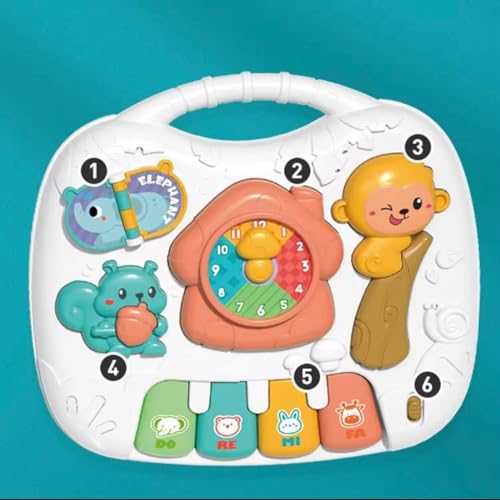 Baby Lerntisch mit Musik und Zahlen, Aktivitätszentrum für Kleinkinder, 25,6 x 22 x 19,7 cm Baby Lerntisch mit Musik und Zahlen, Aktivitätszentrum für Kleinkinder, 25,6 x 22 x 19,7 cm von Generisch