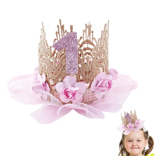 Baby-Mädchen-Geburtstags-Krone -Prinzessin Tiara Birthday Hats,Party-Hut-Stirnband für Mädchen zum ersten Geburtstag, Geschenke, Fotografie-Requisiten Baby-Mädchen-Geburtstags-Krone -Prinzessin Tiara Birthday Hats,Party-Hut-Stirnband für Mädchen zum ersten Geburtstag, Geschenke, Fotografie-Requisiten von Generisch