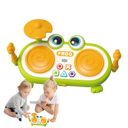 Baby Musikspielzeug - Kinder Schlagzeug Set | Rhythmus-Set Mit Frosch-Design Für , Mädchen Und Kinder Baby Musikspielzeug - Kinder Schlagzeug Set | Rhythmus-Set Mit Frosch-Design Für , Mädchen Und Kinder von Generisch