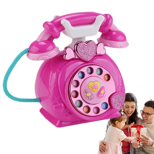 Baby Phone Toy - Baby Toy Phone | Einstellen des Festnetztelefons als Spielzeug | Simulierter Ring Me Rotary Telefon mit Musik und Geschichtenerzählung für Kinder für | Zahlentasten i Baby Phone Toy - Baby Toy Phone | Einstellen des Festnetztelefons als Spielzeug | Simulierter Ring Me Rotary Telefon mit Musik und Geschichtenerzählung für Kinder für | Zahlentasten i von Generisch
