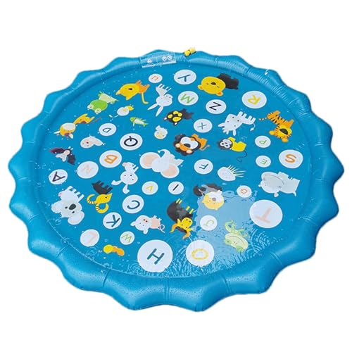 Baby Pool Sprinkler, Sprinklermatte | Outdoor Sprinkler für Kinder,Dickern Pad, Outdoor -Spiel, Haustierzubehör, Sommerspielzeug für Lawn Beach Garten Baby Pool Sprinkler, Sprinklermatte | Outdoor Sprinkler für Kinder,Dickern Pad, Outdoor -Spiel, Haustierzubehör, Sommerspielzeug für Lawn Beach Garten von Generisch
