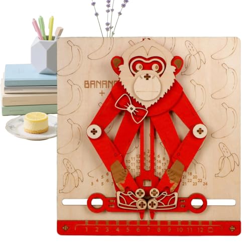 Baby Puzzle - Mathe Lernspielzeug 3D Affen Spiele | Mechanisches Kleinkindspielzeug Puzzle - Für Aktivitäten Mädchen Ostern Geschenk von Generisch