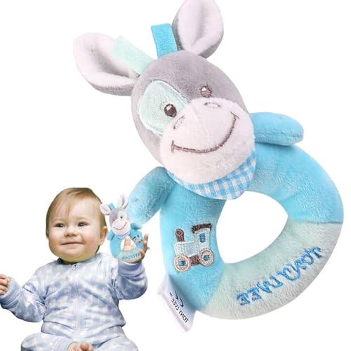 Baby Rattle Toy - Toys Time Tummy newbóń | Vorbereitetes Plüschtier NHORBATH CATTLE | Evolutionistische Soft Shake Eingebaute Spielzeuge | Greifen Sie die Dusche Sensory Shaker Farm für von Generisch