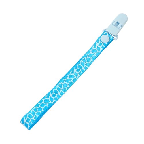 Baby Schnullerkette, Baby Anti verloren Dummy Schnuller Kette Clip Strap Lanyard (Sky Blue, One Size) von Generisch