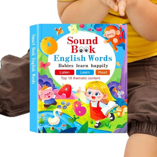 Baby Sound Books,Babybücher und Spielzeug mit Sound - Elektronische Sensorische Spiele Mit Sprachlernfunktion Für Kinder von Generisch