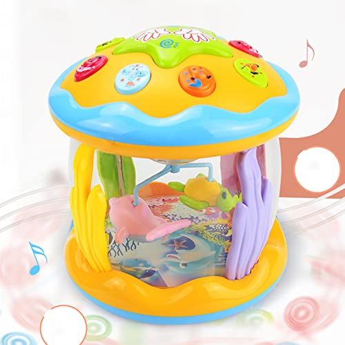 Baby Spielzeug ab 6 Monate, Drehender Projektor Kinderspielzeug mit Licht & Musik, Kinder Geschenke für ab 6-18 Monate Lernspielzeug für Kleinkind, Musikspielzeug ab 1 2 Jahr mädchen Jungen von Generisch