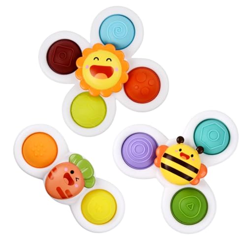 Baby Spin Toy - Spinner mit Saugnäpfen, bunte Aktivität der Mühle A | Drehspielzeug mit sensorischer Textur für die Badewanne aus Glas Entertainment für den Raum von Baby Spin Toy - Spinner mit Saugnäpfen, bunte Aktivität der Mühle A | Drehspielzeug mit sensorischer Textur für die Badewanne aus Glas Entertainment für den Raum von von Generisch