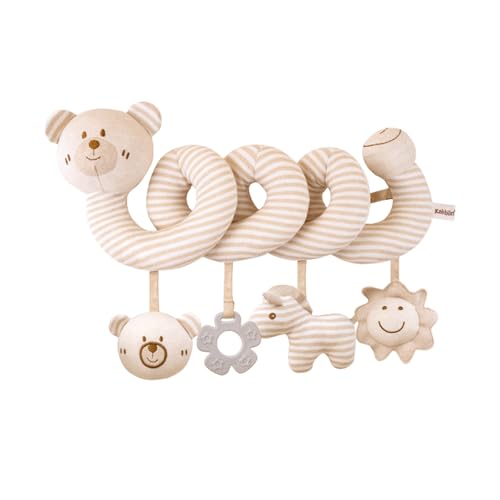 Baby-Spiral-Plüschtiere Kinderwagen Stretch Spiralspielzeug Hängespielzeug Babyschale Babyspielzeug Neugeborenes Plüsch Rasselspielzeug Geschenk für Jungen Mädchen 0 3 6 9 12 Monate (Beige, One Size) Baby-Spiral-Plüschtiere Kinderwagen Stretch Spiralspielzeug Hängespielzeug Babyschale Babyspielzeug Neugeborenes Plüsch Rasselspielzeug Geschenk für Jungen Mädchen 0 3 6 9 12 Monate (Beige, One Size) von Generisch