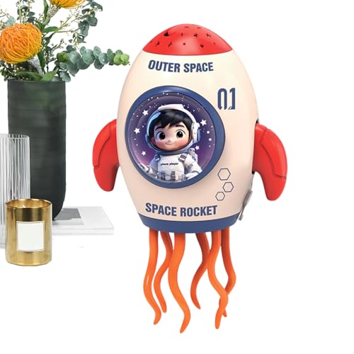 Baby Tanzspielzeug | Verspielte Automatische Tanzrakete | Beleuchtet Projektor Musik Puppe Für Familienhaus Fest Veranstaltung Party Feiertag Tisch Innenbereich | Junge Ab 3 Jahre Mädchen Kinder von Generisch