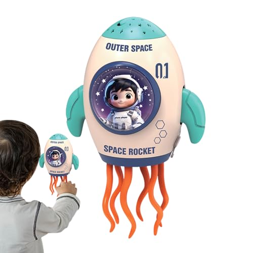 Baby Tanzspielzeug | Verspielte Automatische Tanzrakete | Beleuchtet Projektor Musik Puppe Für Familienhaus Fest Veranstaltung Party Feiertag Tisch Innenbereich | Junge Ab 3 Jahre Mädchen Kinder von Generisch